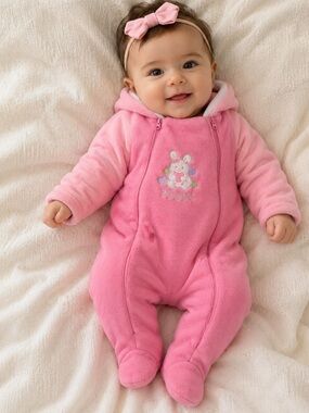 Mon petit pink Bodysuit for baby girl